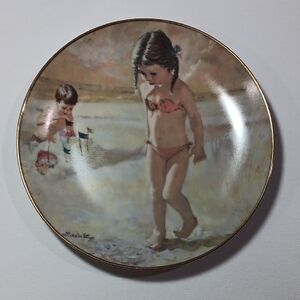 The Hamilton Collection Little Beachcombersthird Issue Decorative Plate *